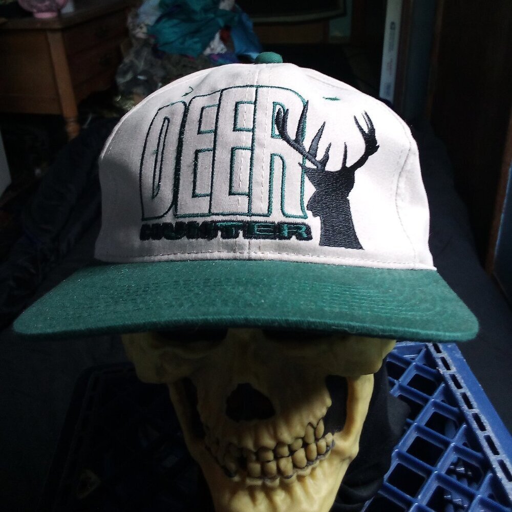Deadstock Vintage Youngan Deer Hunter Snap Hat Cap
